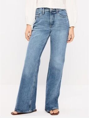 Old Navy Loose Boot Cut Jeans Mid Rise - Size 14